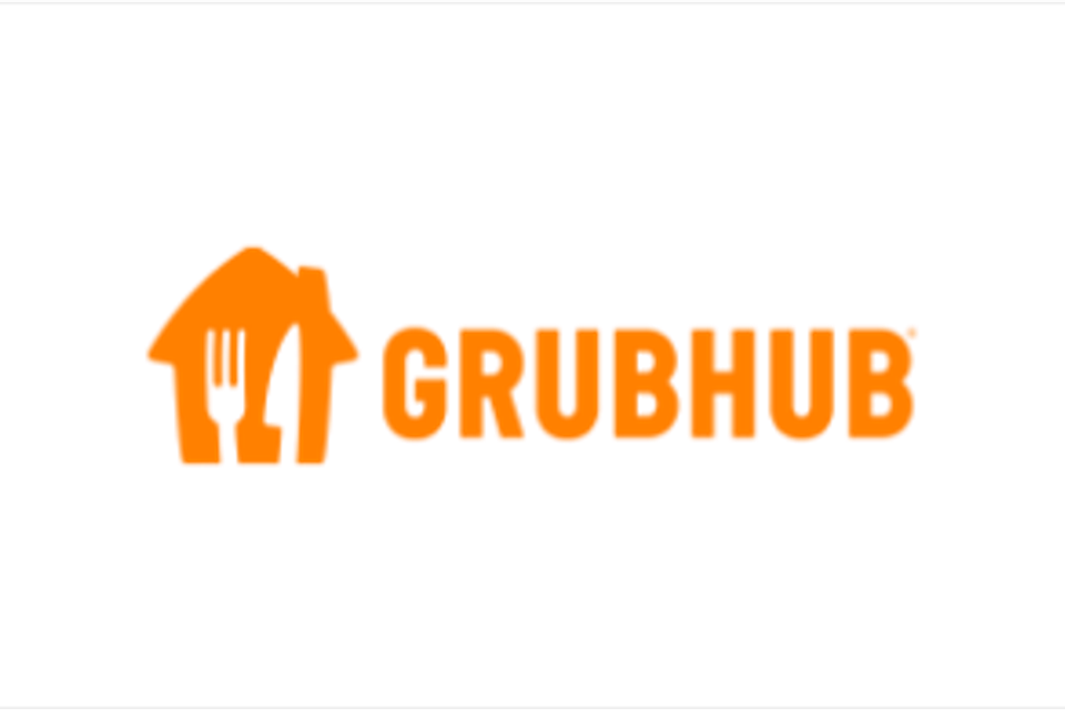 Jet grubhub logo horizontal  srgb r orange