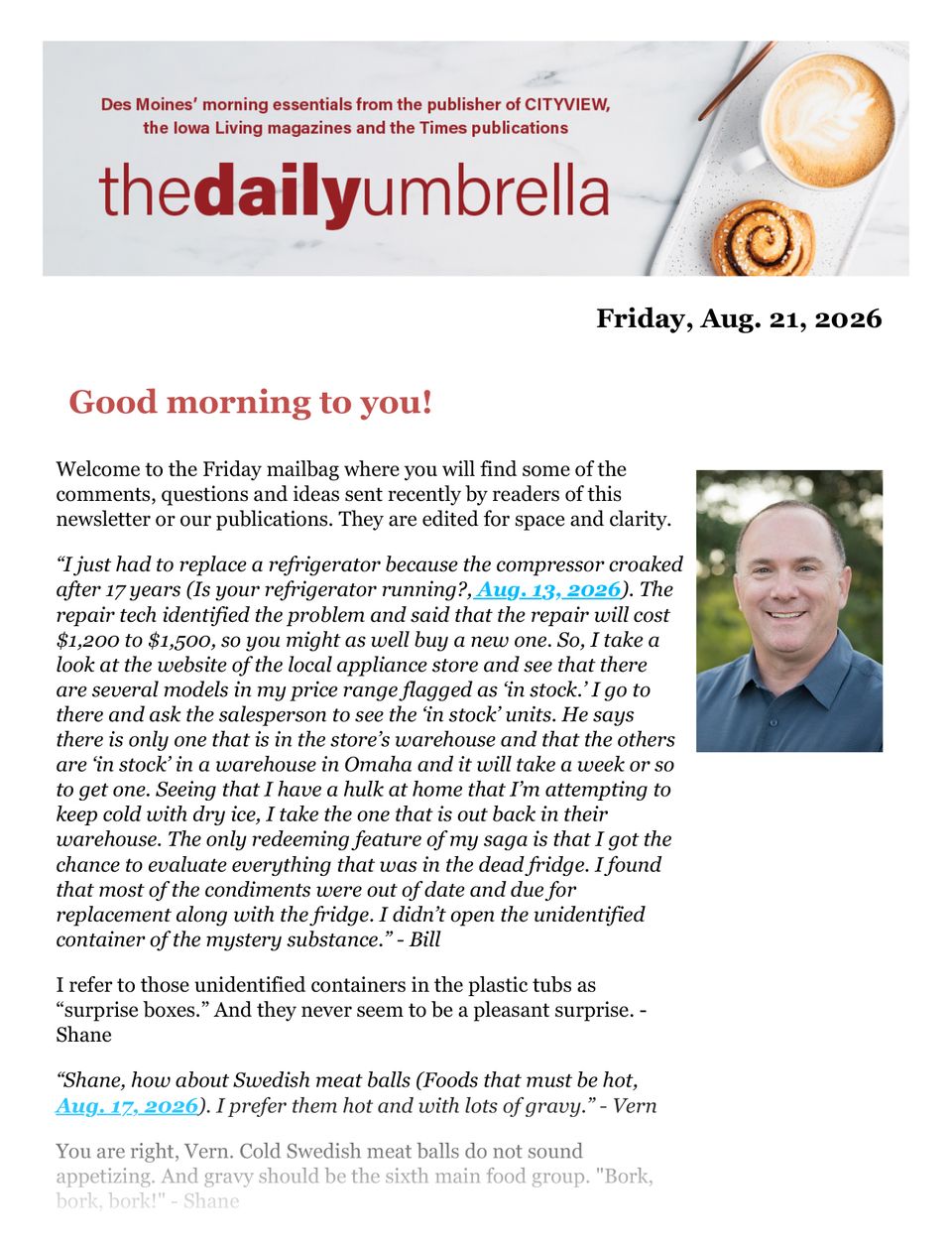 Du aug. 21  iowa senate race now a toss up  the weiner cake  what is h204  1