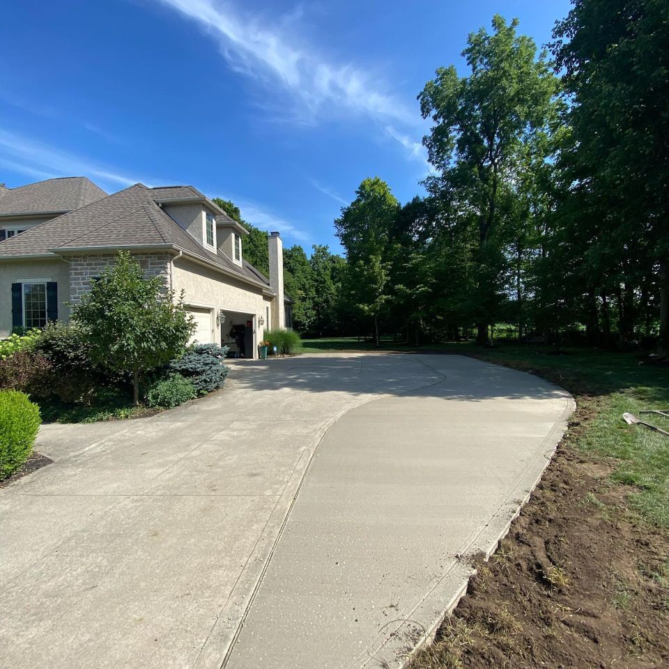 Concret driveway