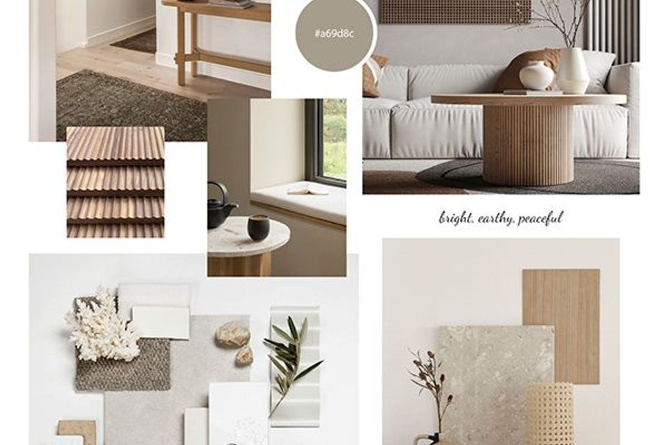 Interior design moodboards