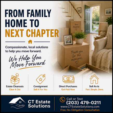 CT Estate Solutions. Helping you transition to new beginnings 