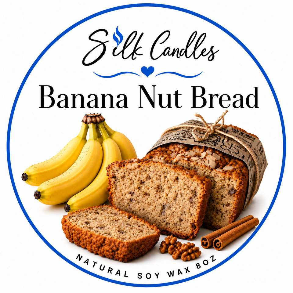 Banana nut bread color label