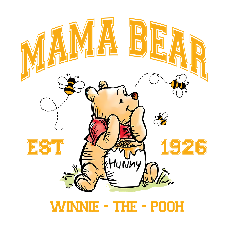 Bby   0124 baby   winnie the pooh mama bear est