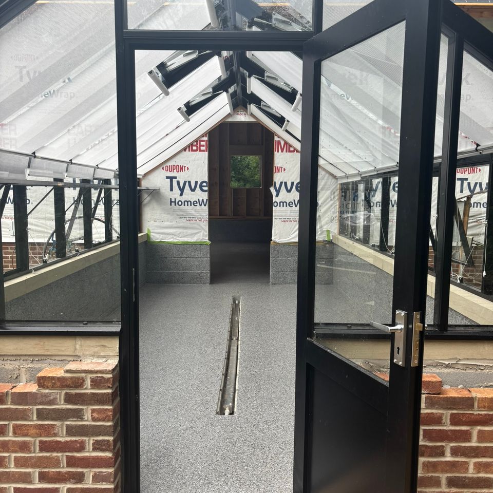 Epoxy flooring work done by Floorific Creations in Northeast Ohio