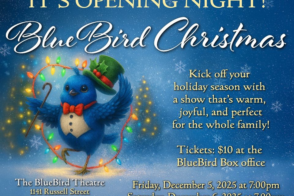 Blue bird christmas
