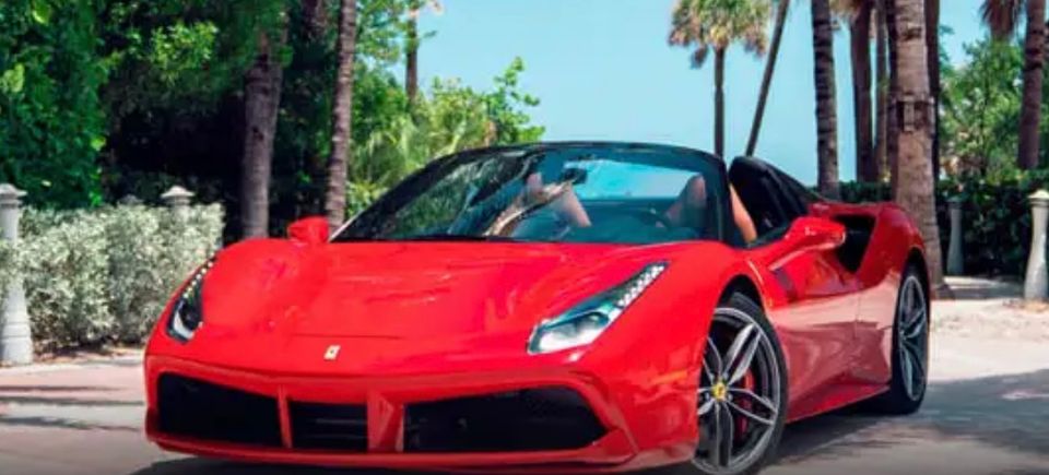 Ferrari 488 spider red