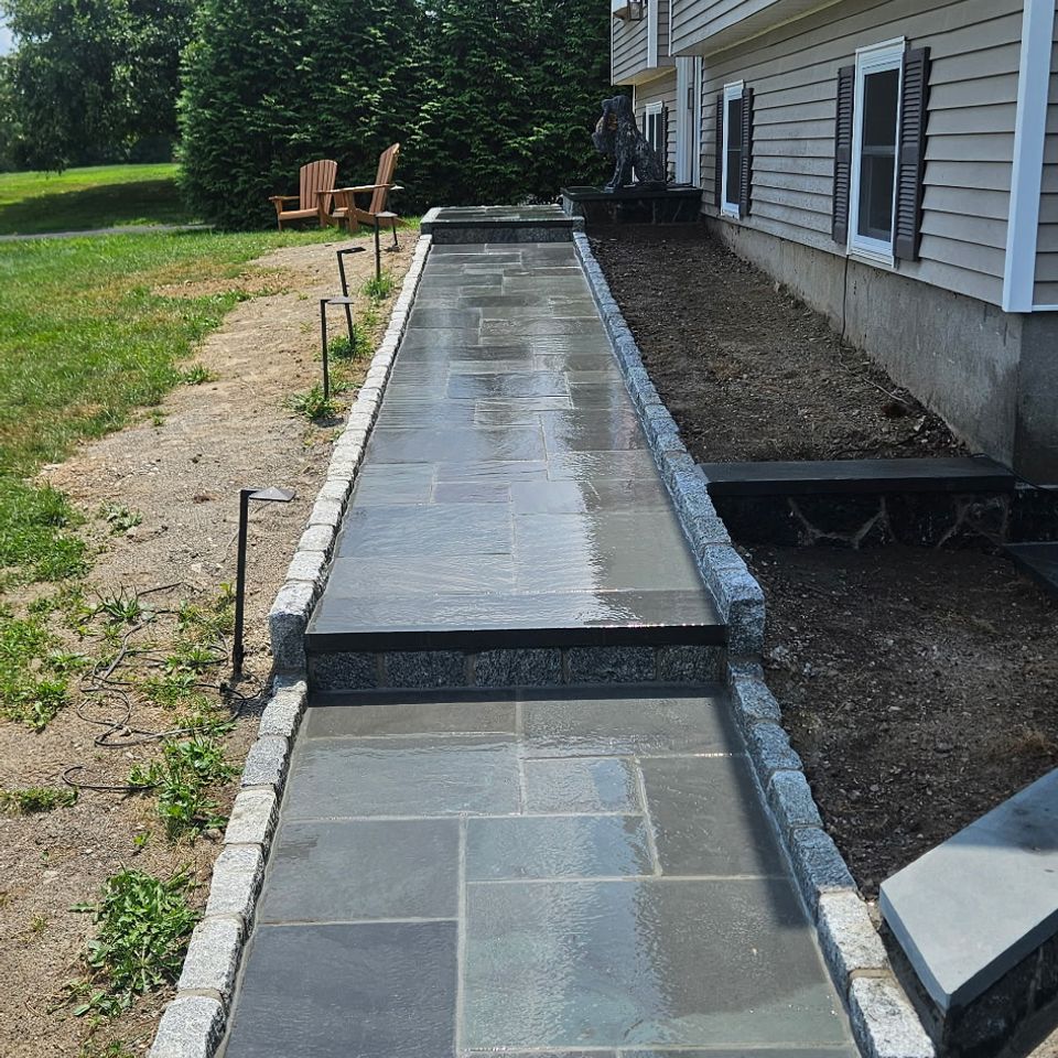 After walkway diaz landscaping
