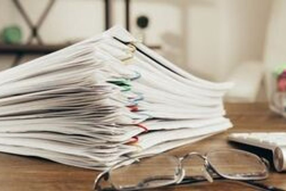 Paperwork stack
