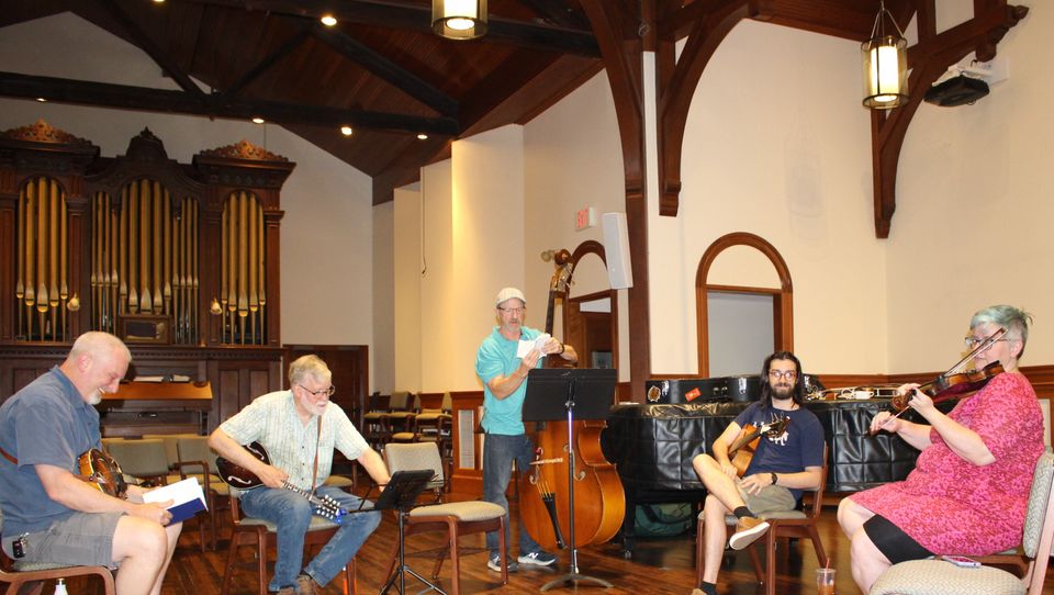 Concord open bluegrass jam at ccm