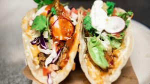 Crispy fish tacos