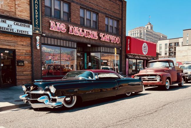 Cars in front