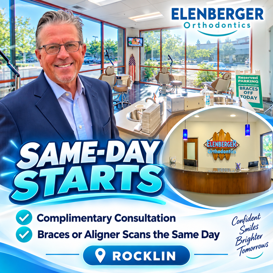 Same day start orthodontist free exam rocklin ca