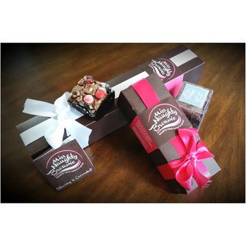 Packaging design for Miss Naughty Brownie.