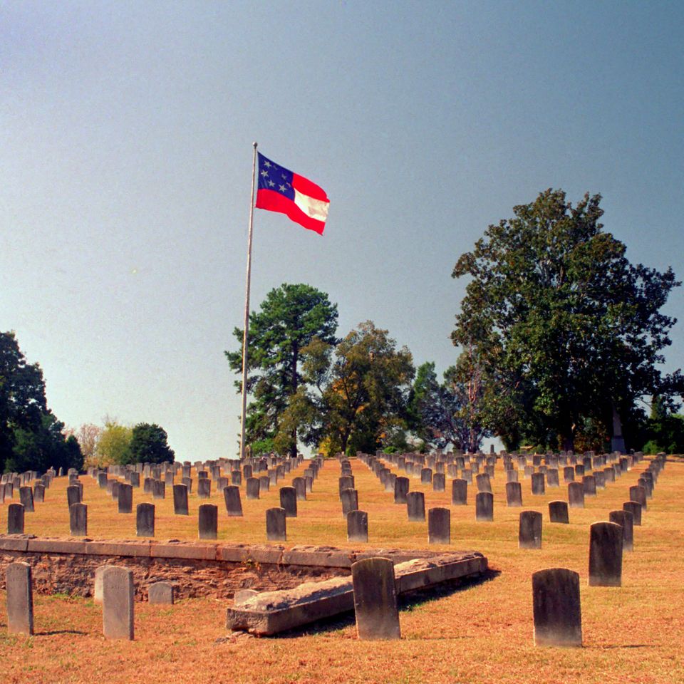 Confed burial ground