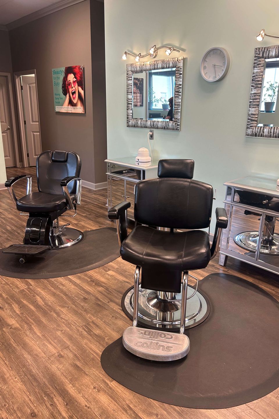 Welcoming waxing studio environment at Sugar Mama Waxing