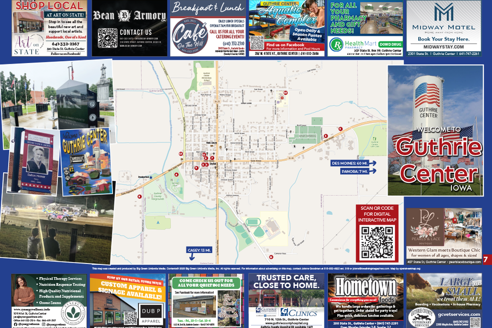 Guthrie center map 2025 1