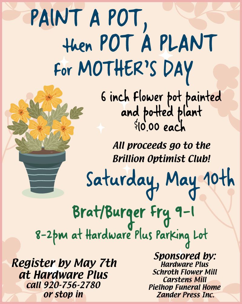 Paint a pot pot a plant