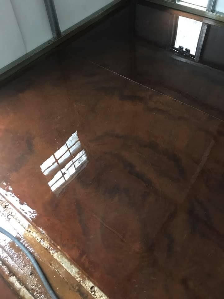 Concrete staining in oak ridge