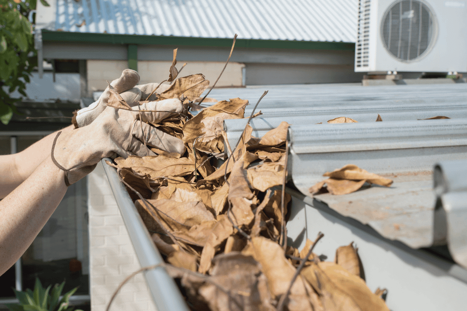 Cleaning gutters