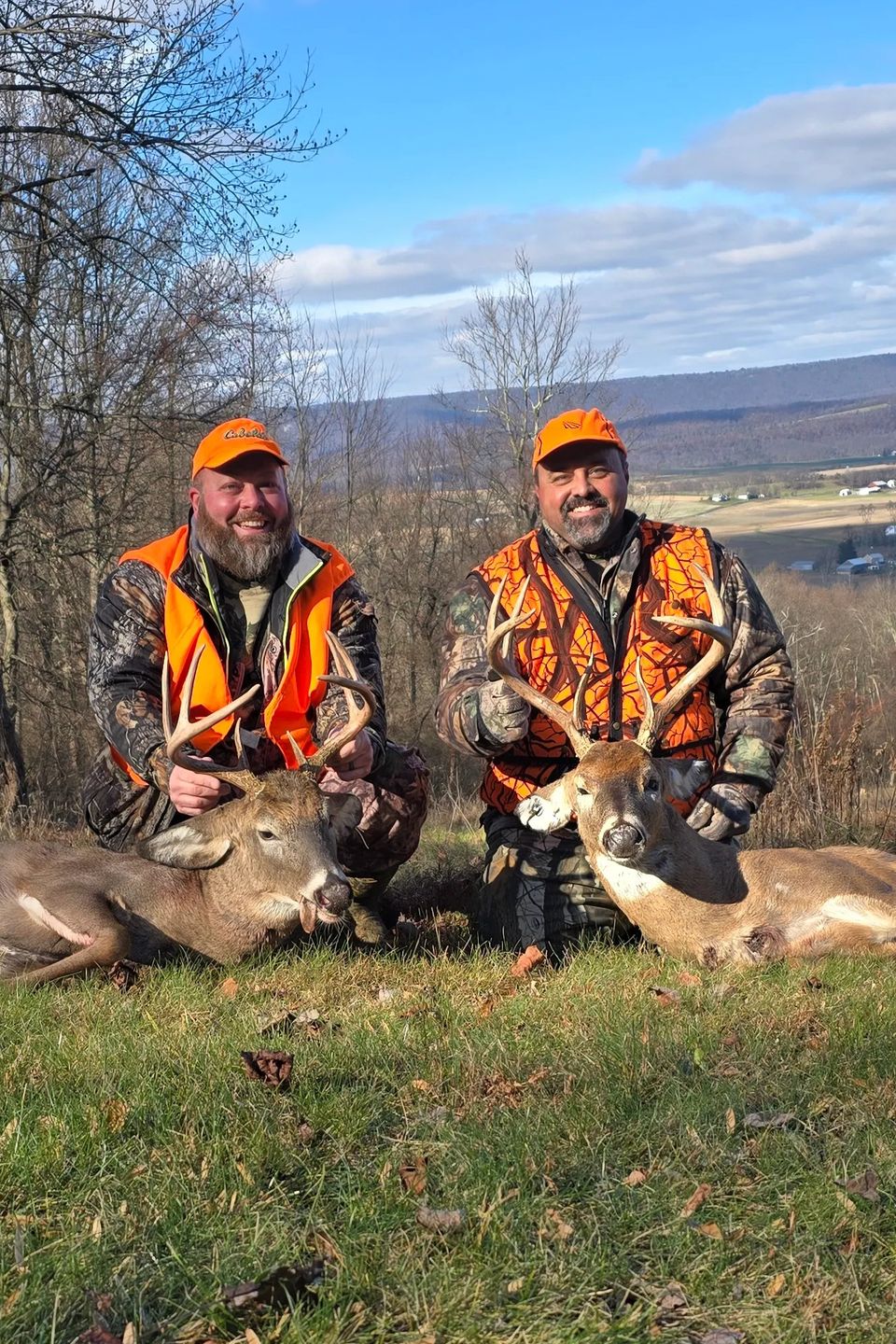 John Dull (L) and Tony Pabon (R)  of Quarryville bagged their bucks in McVeytown, Mifflin County on opening day of rifle season 2025.
