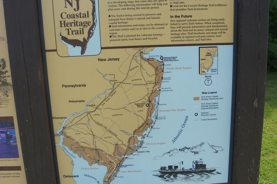 Nj coastal heritage trial sign