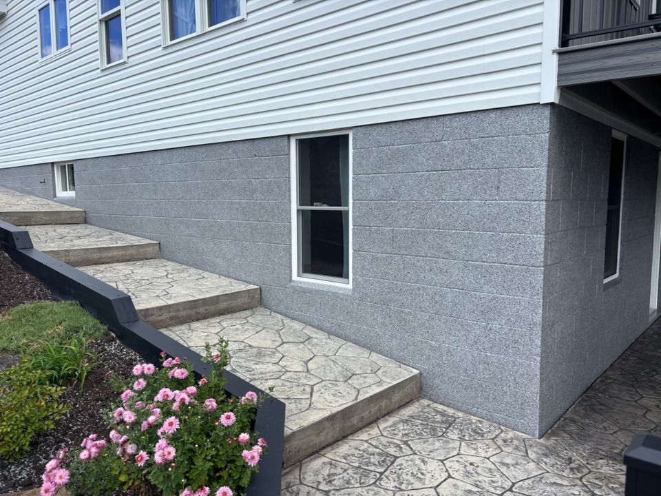 Sidewalk stairs, done by Floorific Creations in Northeast Ohio