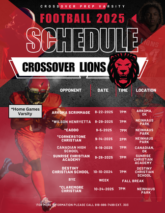Cpa varsity schedule 25 26