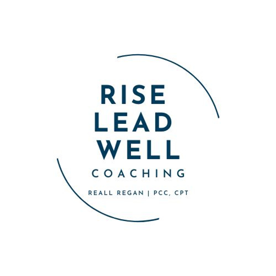 Rise lead well coaching logo