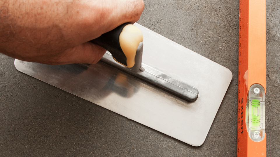 Step 10  leveling the surface