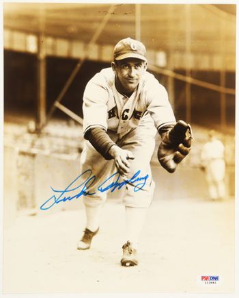 1760979110 luke appling signed white sox 8x10 photo psa pristineauction.com