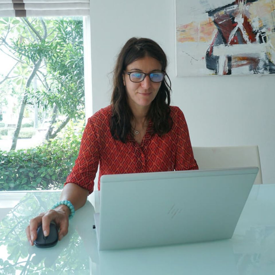Woman on Telehealth therapy session