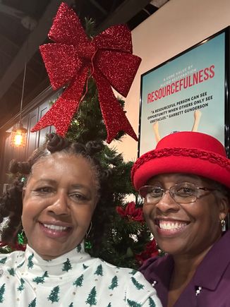 Outgoing president irma cooper incoming president shelby williams