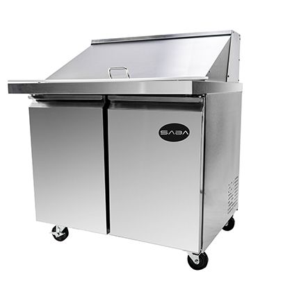 Commercial Restaurant Refrigerated Prep Table Cooler Freezer Refrigerator Pizza Prep Table Sandwich Prep Table Salad Prep Table Mega Top Prep Table 
