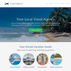 Travel agency website design theme original
