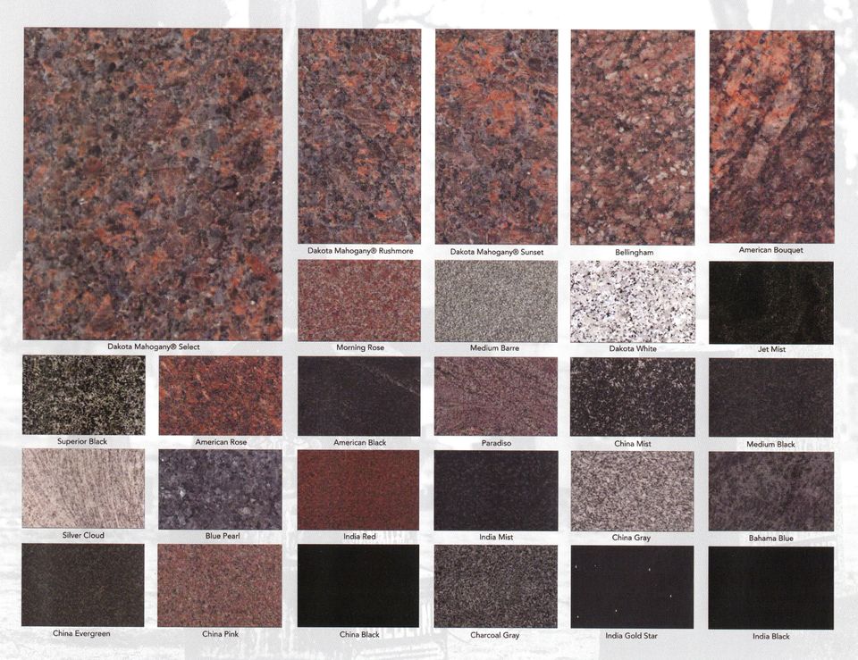 Granite colors