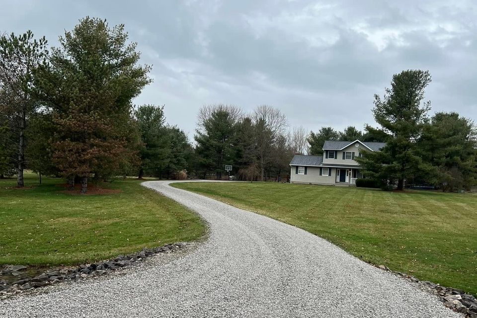 Ohio gravel driveway