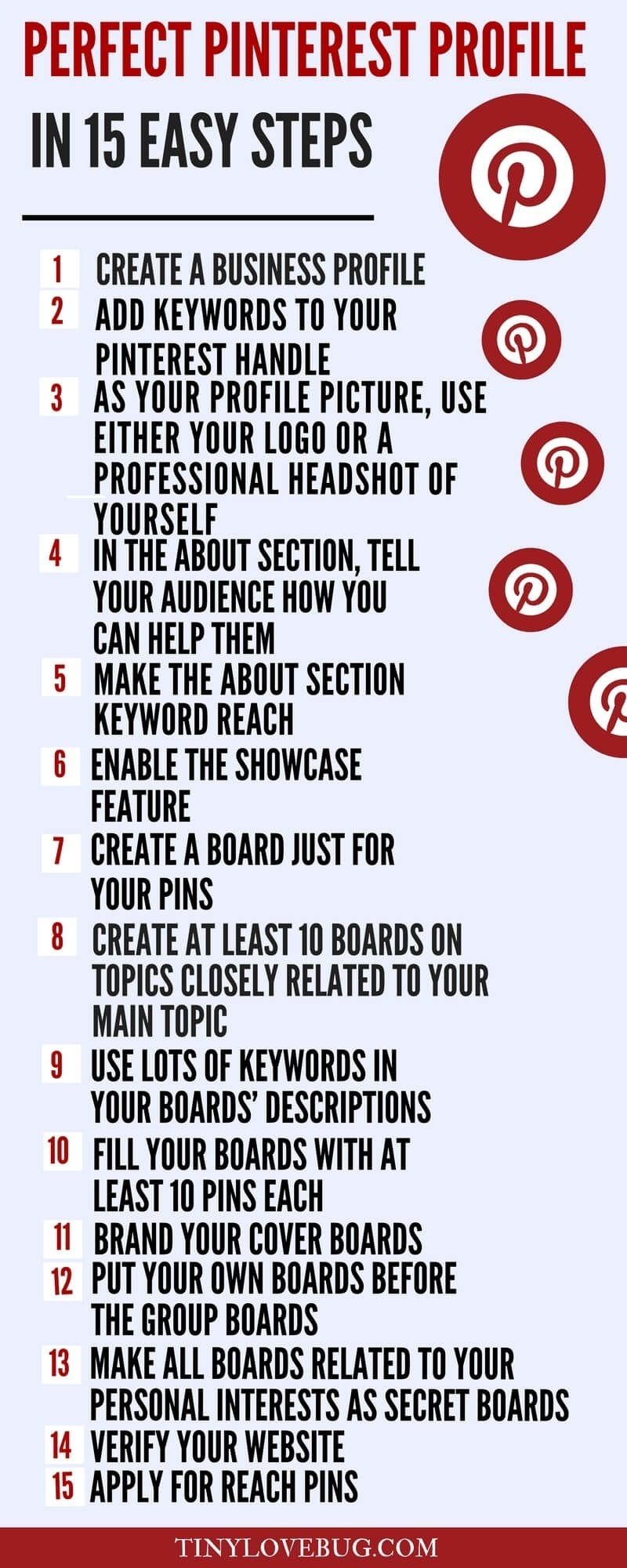 Pinterest for bloggers  perfect pinterest profile  infographic20180427 15503 1m9etn9