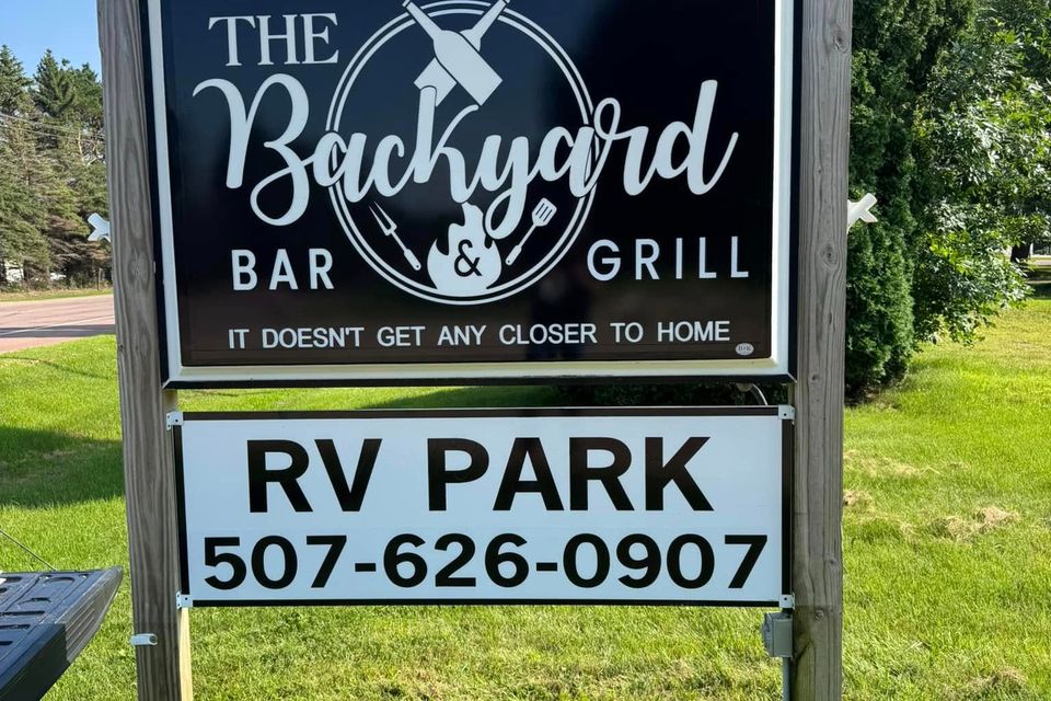 Backyard grill