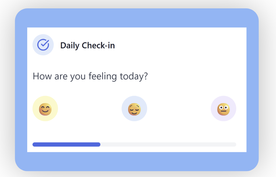 Daily check in