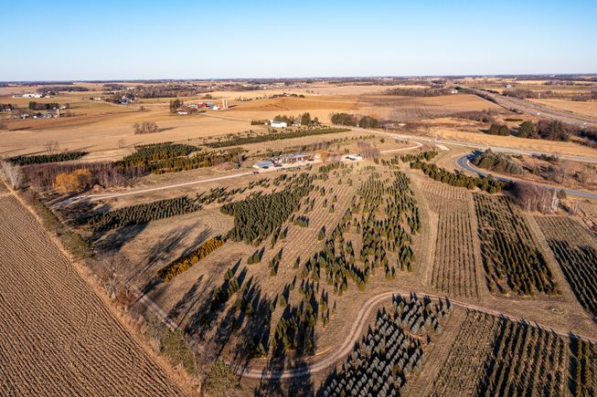 Aerial tate's farm 4