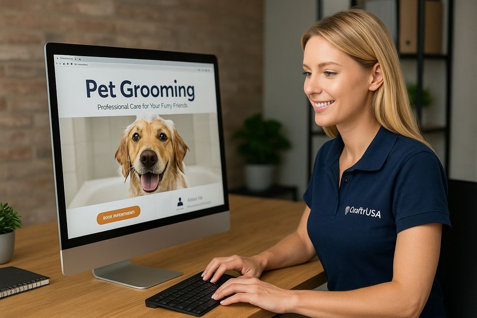 Craftrusa web designer pet grooming highres