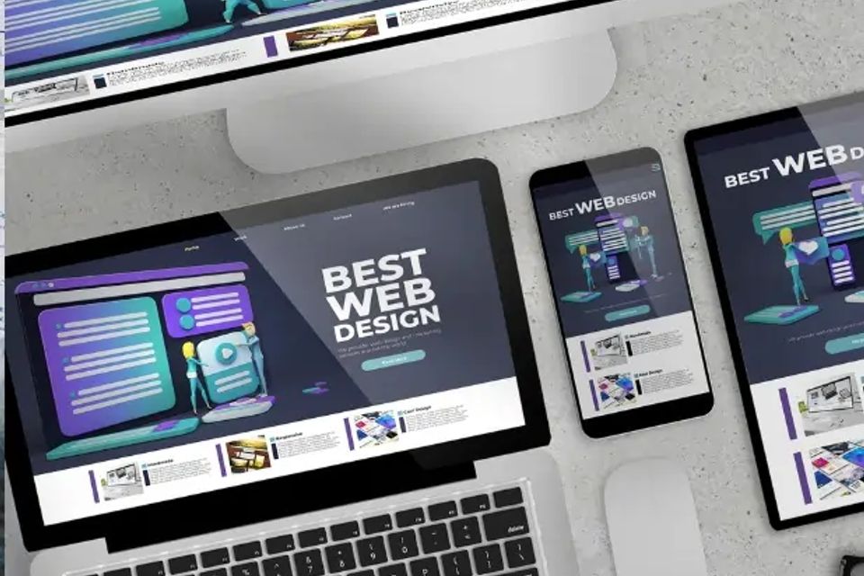 Modern and professional website design shown on multiple devices for optimal user experience.