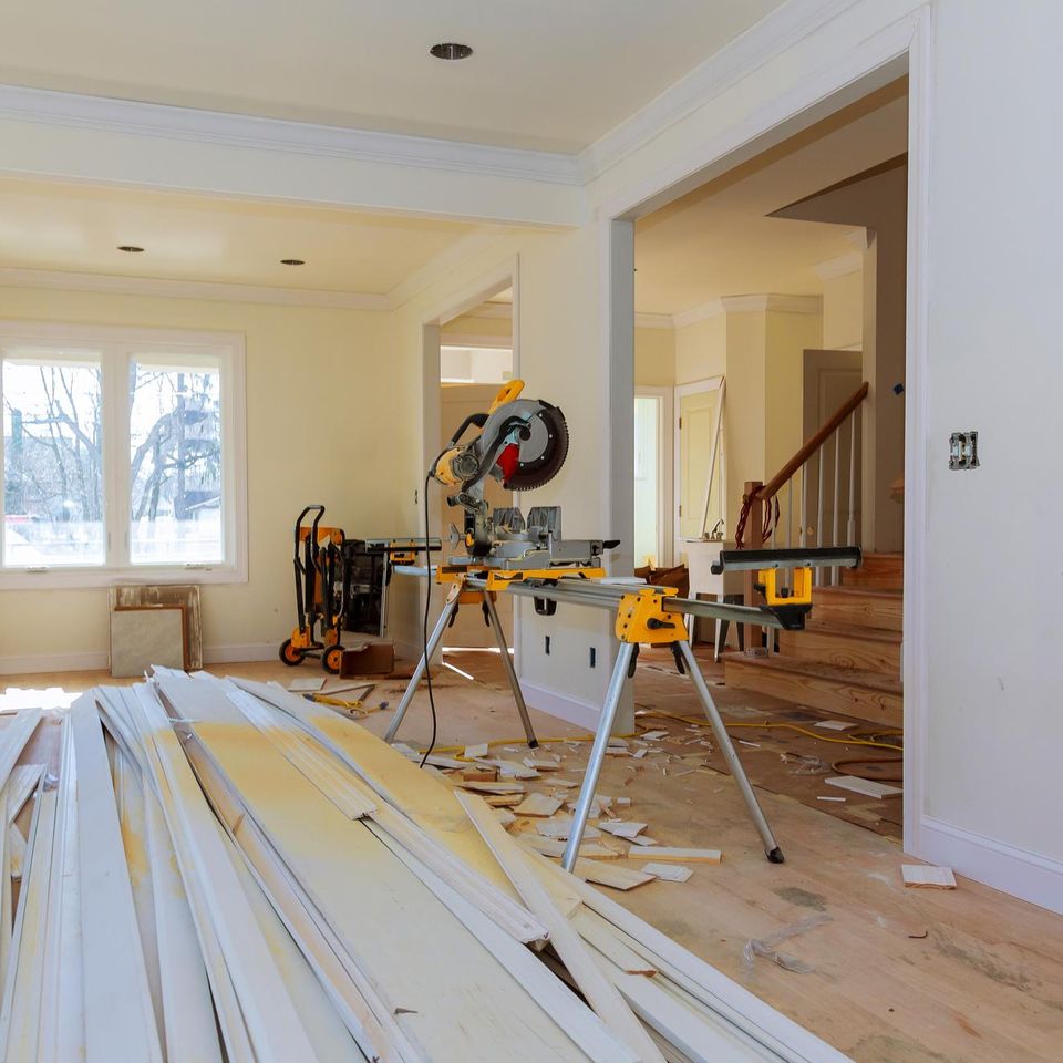 Remodeling project finishing