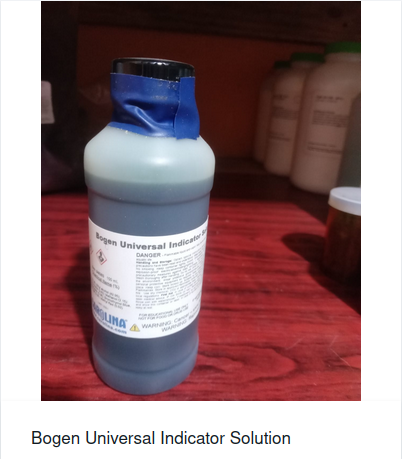 Bogen universal indicator solution