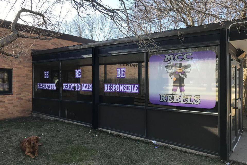 Mcc rebels window signs