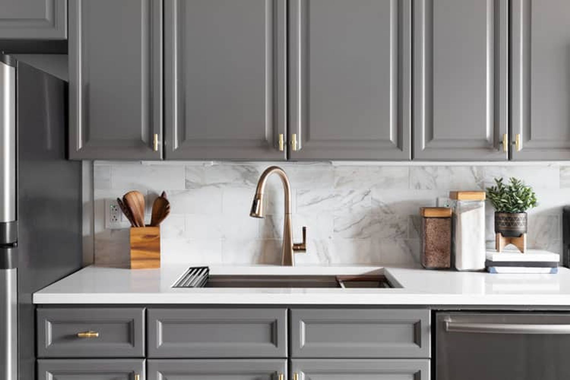 Contemporary Traditional Kitchen Remodel by Atlas Kitchen and Bath project photo
