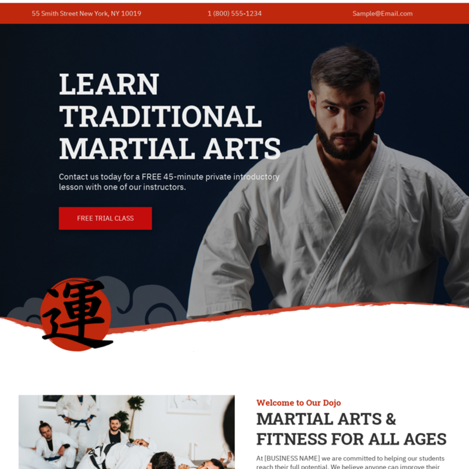Martial arts school