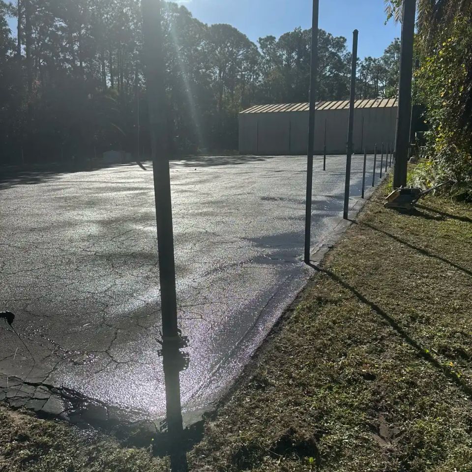 Palm bay parking lot resurfacing 239