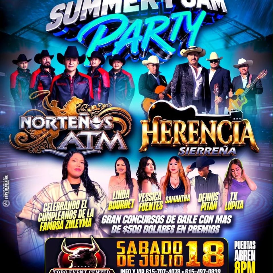 Summer foam party