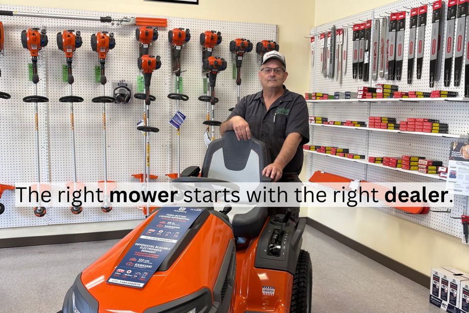 The right mower starts with the right dealer.
